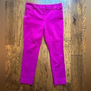 The Limited Petite Ankle Pants Pink Magenta Size 4 Petite